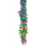 Loftus Women Mardi Gras Fluffy Feather Boa, Gold Green Purple, One Size (72")