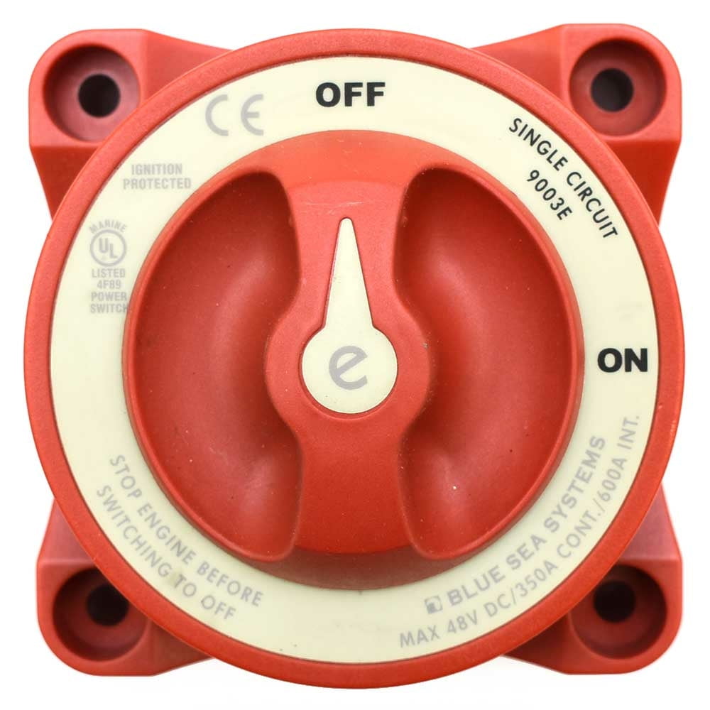 Blue Sea Systems Boat Battery Switch 9003e eSeries 48V 350A ON/OFF