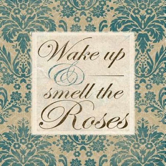 Wake Up And Smell The Roses Canvas Art - Elizabeth Medley(24X24)