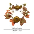 thumbnail image 3 of 2026 Halloween Indoor Decorations Halloween Door Wreath Maple Leaves Garland Fall Winter Wreath For Christmas Thanksgiving Home Ornament Decoration, 3 of 7