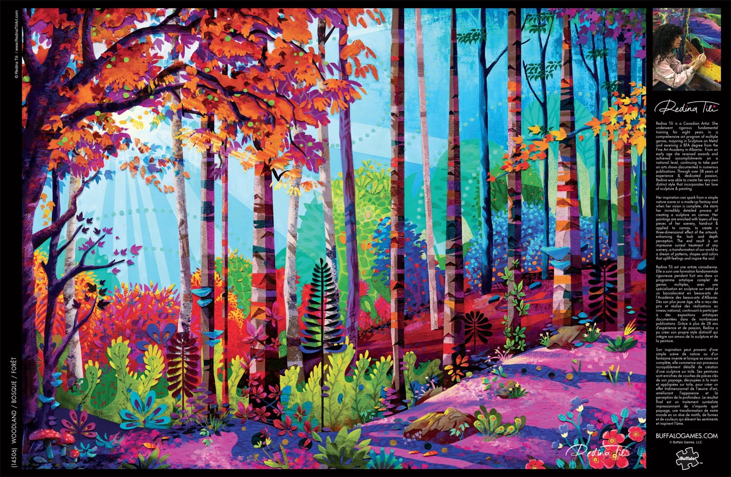 Buffalo Games Woodland 1000-Piece 26.75 x 19.75-inch Interlocking Jigsaw Puzzle for Adults Ages 14+
