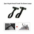 thumbnail image 2 of 2Pcs Quick Hoods Rings Kayak & Canoes Tie Down Anchors Strap Kayak Hoods Rings Anchors Point Strap for Roof Rack Endurin, 2 of 11