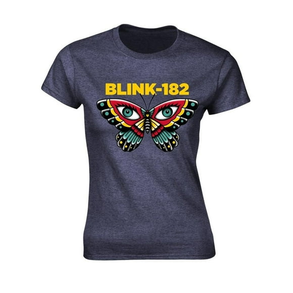 Blink 182 Womens Butterfly T-Shirt
