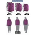 thumbnail image 4 of Mochila de viaje MATEIN para mujer ampliable 40L Morada, 4 of 9