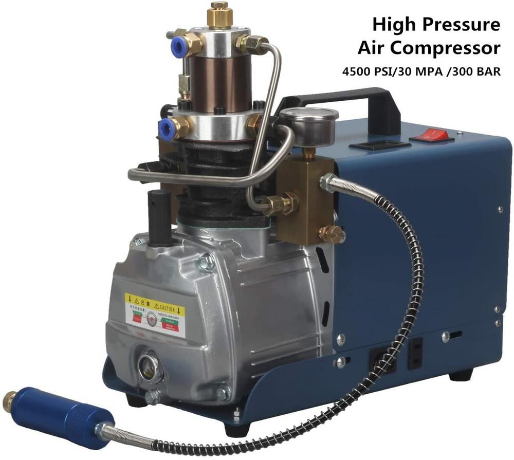 Heavy Duty Air Compressor 30Mpa High Pressure PCP Tank Air Pump 4500 psi 300 bar 