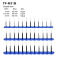 thumbnail image 4 of Kit de reparación de neumáticos con tapones y parches ZERINT TP-M11D, 36 piezas, 4 of 4