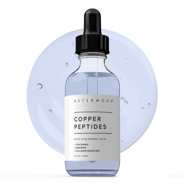 Sérum de péptidos de cobre Asterwood para rostro, 60 ml, con GHK-Cu
