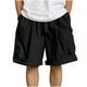 thumbnail image 2 of pstuiky Pantalones cortos casuales para hombre, Pantalones cortos casuales con cordón para hombre Pantalones cortos de entrenamiento, 2 of 4