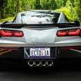 thumbnail image 6 of Coolnut 2pcs Black Cat License Plate Frame for Car Accessories Rustproof License Plate Cover with Screws for US Vehicles 12x6 Inch（22） Home Decor, 6 of 7