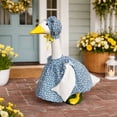 thumbnail image 3 of Spring Flower Porch Goose Outfit - Fits 23" Large Statue, Lawn Goose Clothes & Cement Geese Costume for Outdoor Patio Yard Decor, 3 of 5
