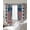 White, Blue, Red, Gray, variant on Anniversary USA Flag Blackout Curtains for Bedroom/Living Room, Thermal Insulated Kitchen Curtains, Statue of Liberty Vintage Grommet Darkening Window Treatment Drapes 27.5"x39"x2