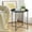 Black, variant on Folding Tray Metal Side Table Round End Table, Black Sofa Small Accent Fold-able Table, Round End Table Tray, Next to Sofa Table, Snack Table for Living Room and Bed Room Garden 4 you
