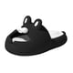 thumbnail image 5 of Pantuflas Yinane Zapatillas Verano Conejo Suela Gruesa EVA Blanco Negro 41 40, 5 of 8