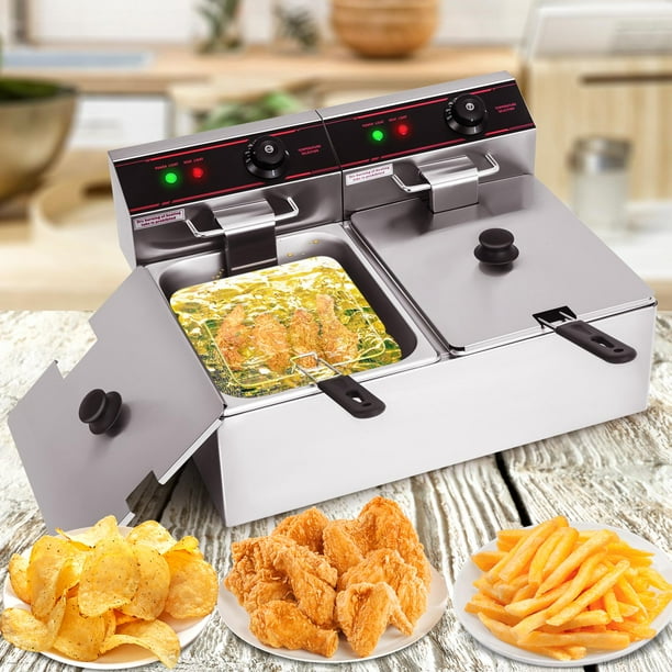 Electric top chips fryer
