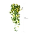 thumbnail image 5 of Artificial Hanging Plants Fake Ivy Vine Fake Ivy Leaves Fake Plant Flower Realistic Vivid Waterproof Hanging Artificial Silk Morning Glory Imitation Flower for Room Indoor Outdoor Decoration, 5 of 8