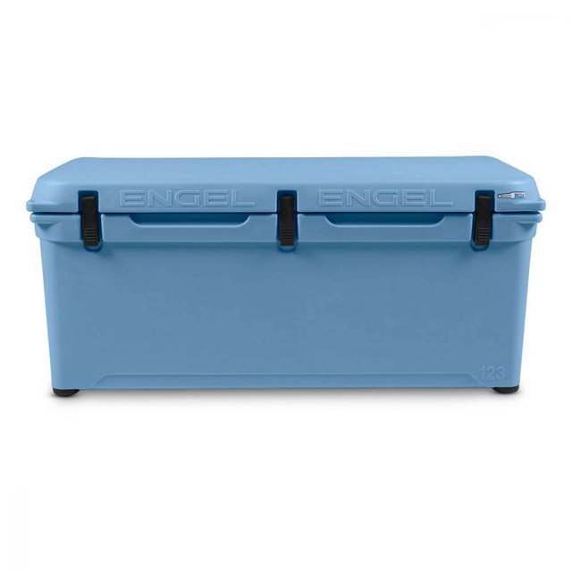 Engel 27 Gallon 130 Can 123 High Performance Roto Molded Cooler, Arctic Blue