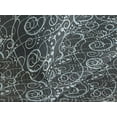 thumbnail image 3 of Ambesonne Abstract Floral Quilted Coverlet 2 Pcs, Vintage Geometric, Twin Size, Charcoal Grey Pale Blue, 3 of 4