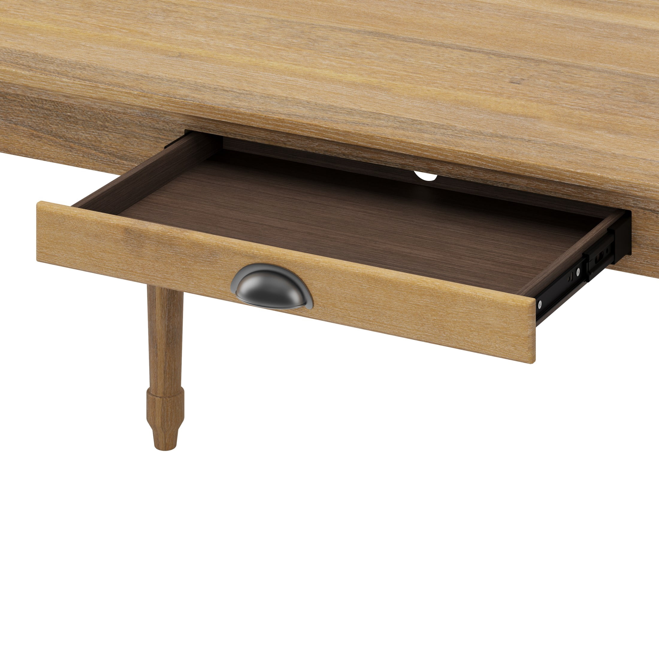 Christopher Knight Home 60" Long Writing Desk with Drawer, Vintage Table for Home Office, Seadrift