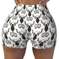 thumbnail image 2 of Pofeuu Ski Goggles Moose Music Picture Print Workout Shorts for Women Scrunch Butt Lifting High Waisted Yoga Gym Seamless Booty Biker Shorts-XX-Large, 2 of 8