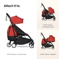 thumbnail image 4 of Bolsa de cochecito Stokke Babyzen YOYO roja con base de rueda y ganchos, 4 of 6