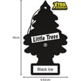 thumbnail image 5 of Little Trees Car Air Freshener – Black Ice, Xtra Strength Long Lasting Hanging Tree for Auto & Home (24 Air Fresheners), 5 of 5