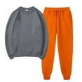 thumbnail image 2 of BLVB Womens Sweatsuits 2 Piece Set Fall Winter Trendy Crewneck Pullover Sweatpants Tracksuits Jogger Outfits Lounge Sets, 2 of 5