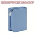 thumbnail image 1 of PENGX Mini Solid Color Short Clutch Wallet  Genuine Leather Women‘s Coin Purse  Fashion Credit Card Holder, 1 of 7