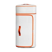 Oggfader Cloth Storage Bag with Reinforced Zipper - Large Capacity for Comforters, Clothes - Moistureproof, Foldable with Handles - Ideal for Moving, Travel, Dorm - White