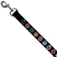 thumbnail image 2 of Marvel Comics Pet Leash, Dog Leash, Avenger Icons Black Multi Color, 4 Feet Long 1.0 Inch Wide, 2 of 2