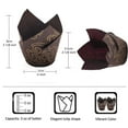 thumbnail image 2 of 50Pc Tulip Paper Cups Clearance! Cupcake Liners for Baking Nonstick Heat Greaseproof Baking Wrappers Cake Greaseproof Paper, 2 of 8