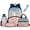 Axolotl Rainbow Blue, variant on FUIALDOLG Cute Capybara Kids Backpack and Lunch Box Set for Girls Elementary School Brown Leopard Backpacks Insulated Lunch Bag for High School Boys Bookbag Pen Pouch Case Water Bottle Holder 5PCS