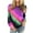 Purple, variant on Casual Long Sleeve Shirts for Womens Long Sleeve Autumn Winter Graphic Tee Tie Dye Printed Crewneck Casual Loose Pullover Shirts Purple XXL
