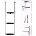 thumbnail image 1 of vidaXL Folding Boarding Ladder 3-step Stainless Steel, 1 of 4