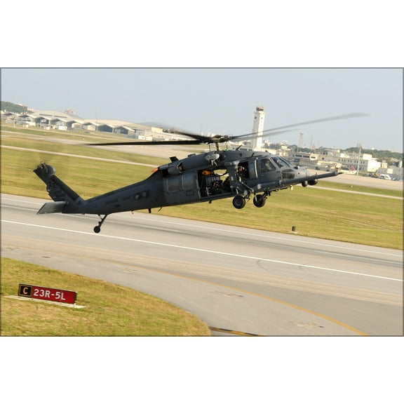 24"x36" Gallery Poster, HH-60 Pave Hawk prepares to land
