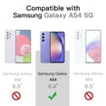 thumbnail image 2 of JETech Slim Fit Case for Samsung Galaxy A54 5G 6.4-Inch, Soft TPU Thin Protective Phone Cover with Matte Finish, Shockproof (Lilac), 2 of 6