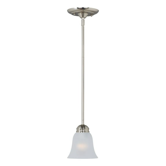 Maxim 91011FTPC Basix 1-Light Mini Pendant, Polished Chrome