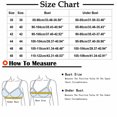 thumbnail image 3 of UPPADA Daisy Lace Bras for Women Front Closure No Underwire Comfort Bras Senior Wireless Snap Closing Bra Full Coverage Support Bras Under 5 Gray,XXXL, 3 of 4