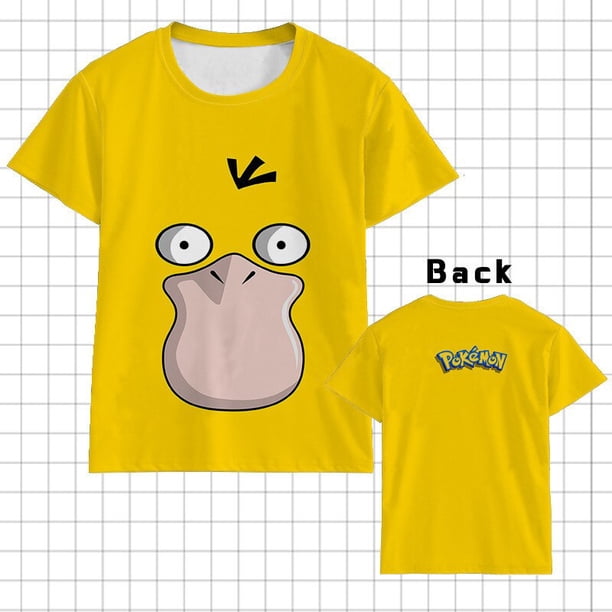 Camiseta de Pokémon para niños y niñas, camisa con estampado 3d de Pikachu, manga corta, informal qym unisex