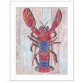 thumbnail image 1 of "Lobster II" By Sear, Printed Wall Art, Ready To Hang Framed Poster, White Frame, 1 of 1
