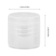 thumbnail image 6 of WRITWAA 30Pcs Screw in Toothpaste Caps Plastic Flip Top Lids for Mason Jars Travel Use, 6 of 6