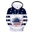 thumbnail image 1 of Sudadera con capucha de manga larga con estampado de bandera estadounidense para hombres y mujeres (L) Tmvgtek Para estrenar, 1 of 3