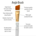 thumbnail image 4 of FolkArt Angle Paint Brush Set, 5 Pieces, 4 of 9