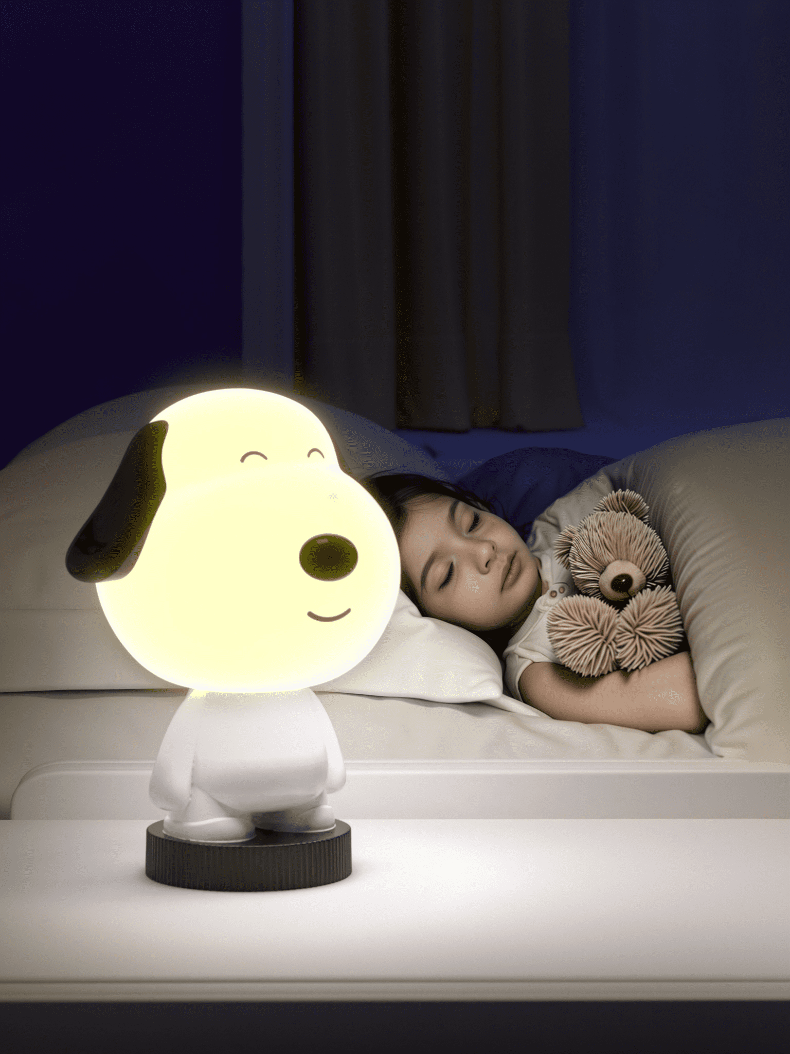 Lumi Pals Kid's Table lamp/ night light Pedestal Doggy
