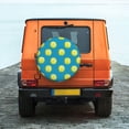 thumbnail image 6 of Goofa Ball Tennis Pattern Universal Tire Cover for Jeep, SUV, Truck, and Trailer – Waterproof, UV-Resistant,Easy to Install, Fits 14"-17" Tires-16 inch, 6 of 6