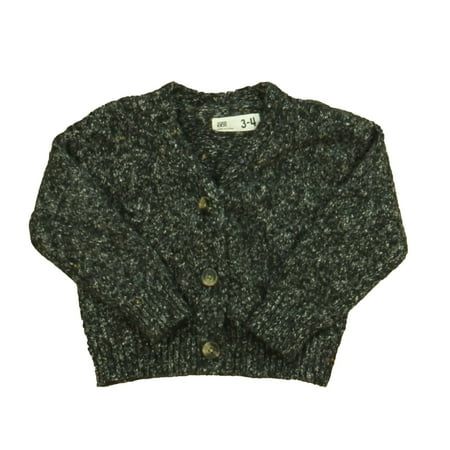 

Pre-owned Cotton On Girls Black | White Cardigan size: 3-4T