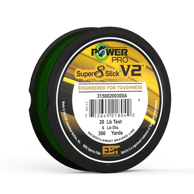 POWER PRO SSV2 275M PE Line 8 Strands Spectra Fishing Line Original USA fishing Braid Line PESCA Moss Green Mainline