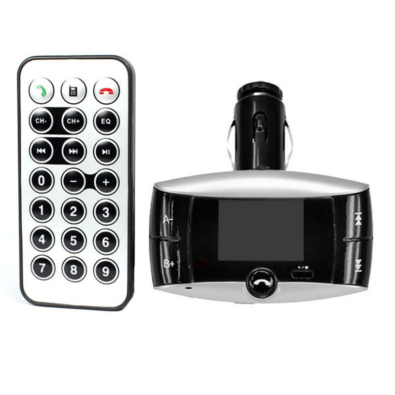 LCD Wireless Bluetooth FM Transmitter Modulator USB Car SD MP3 Player w/Remote Z 