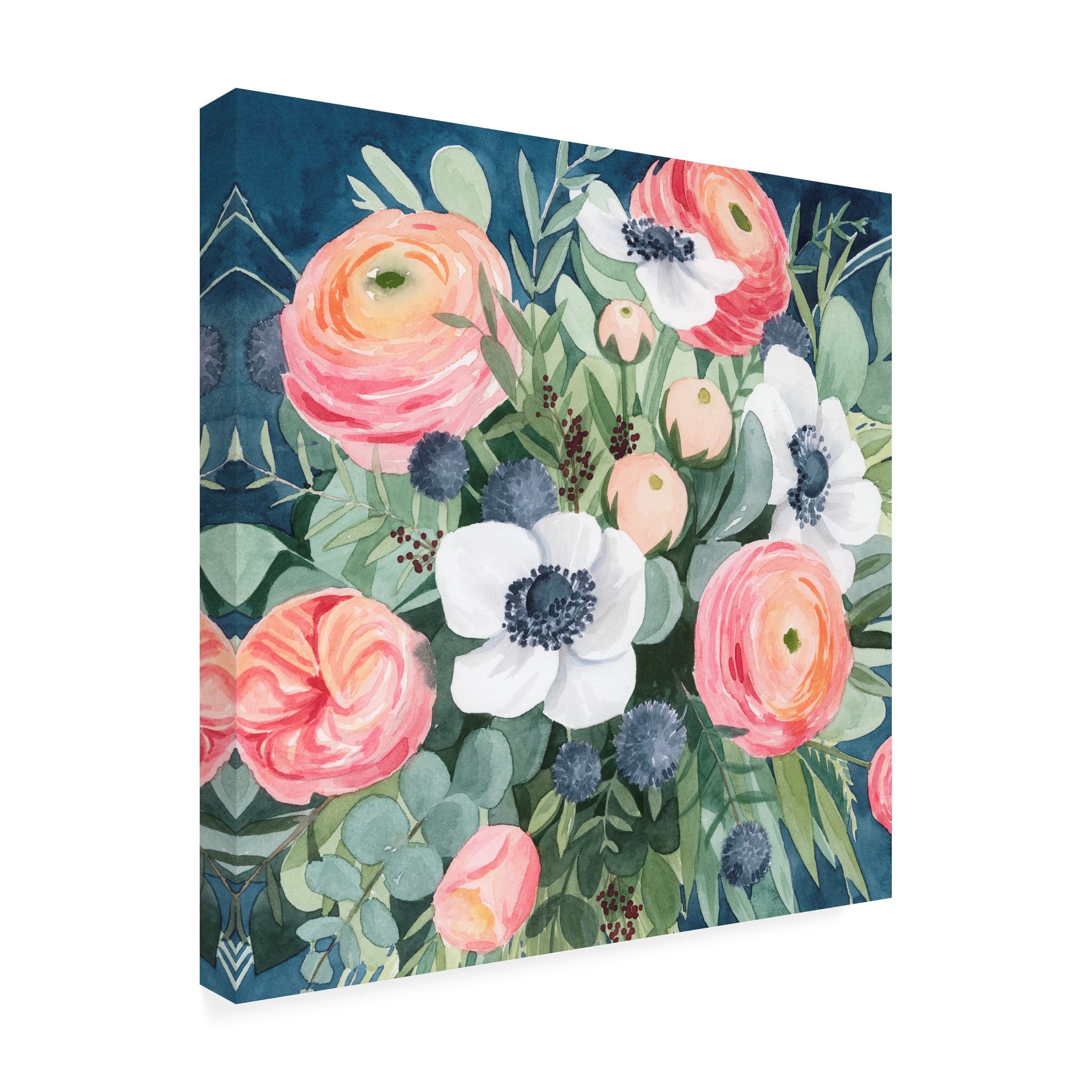 Grace Popp 'Bewitching Bouquet II' Canvas Art
