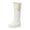 White, variant on Womne's Platform Snow Boot Knee High Boots Comfort Soft Thick Fleece Liner Winter Warm Snow Boots