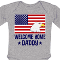 thumbnail image 4 of Inktastic Military Homecoming Welcome Home Daddy Boys or Girls Long Sleeve Baby Bodysuit, 4 of 5